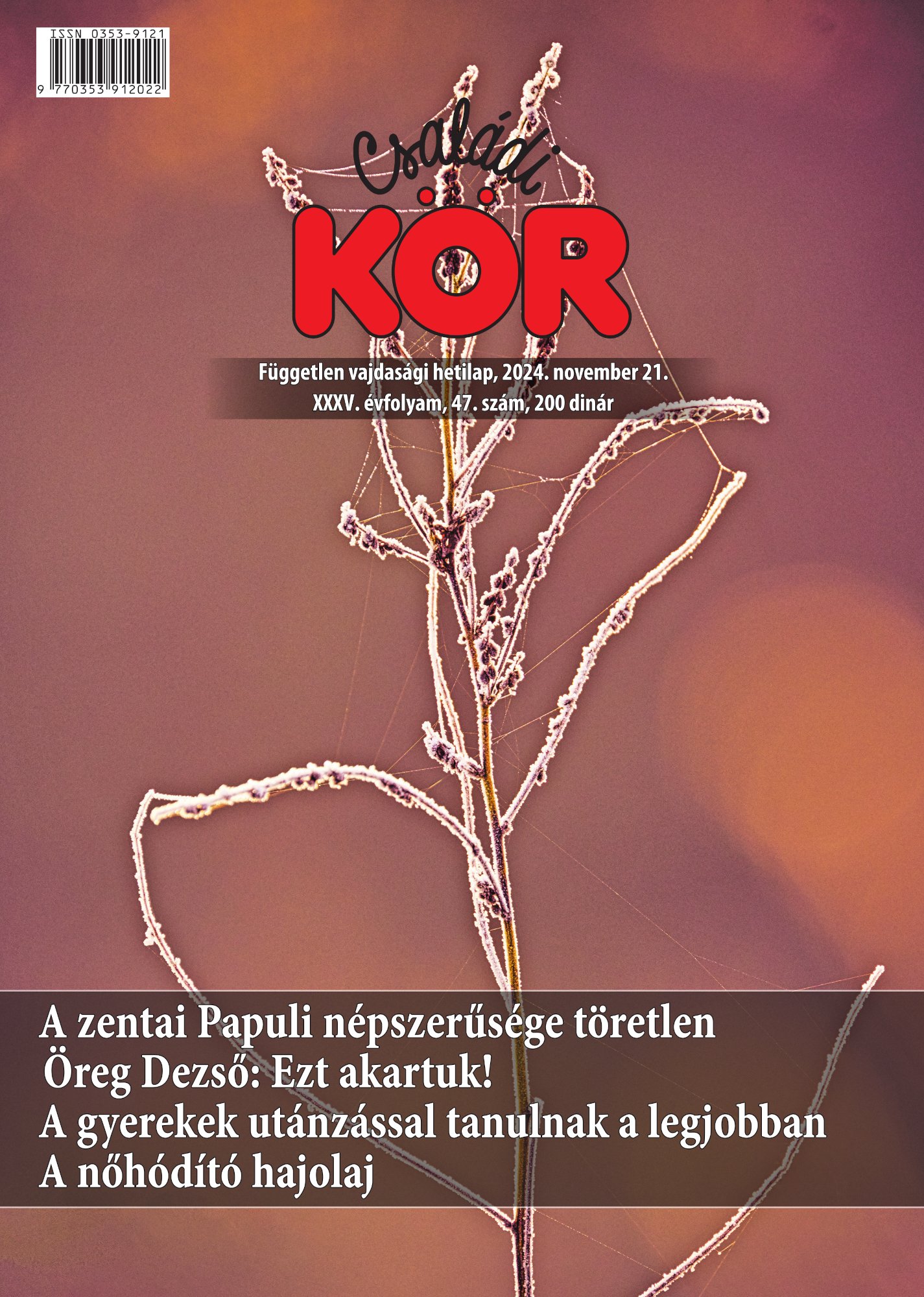 Családi Kör (2024. november 21.) – borito