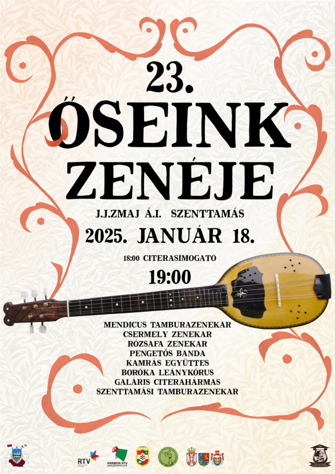 23 oseink zeneje 2025 jan 18 plakat